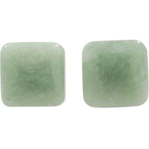 NOVICA Artisan Handmade Jade Stud Earrings NWOT